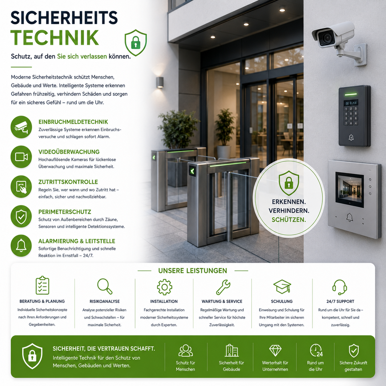 Sicherheitstechnik Gebäudetechnik